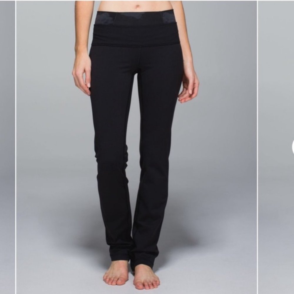 EUC Lululemon Straight Up Double Waistband Pant